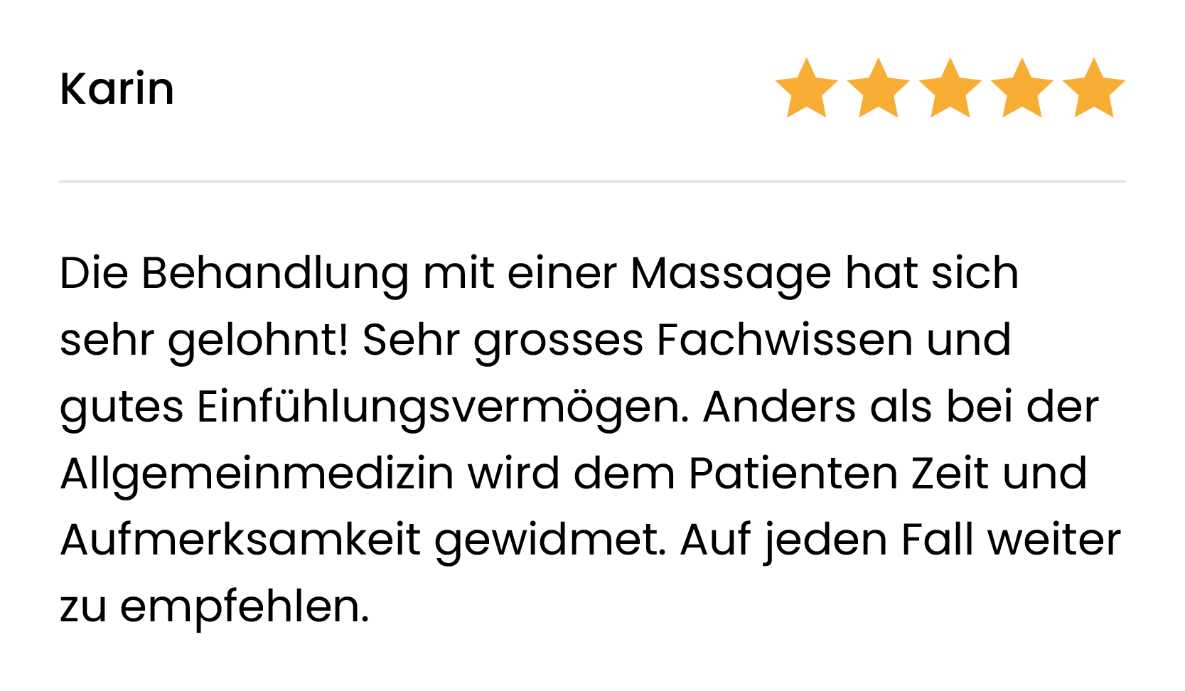 Massage Referenz Ebikon 3
